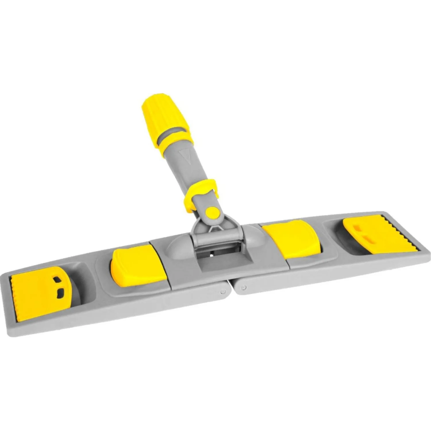 Держатель МОПа универс/зажимы, пластик LuscanProf  50х11см, серый/желтый - фото 1