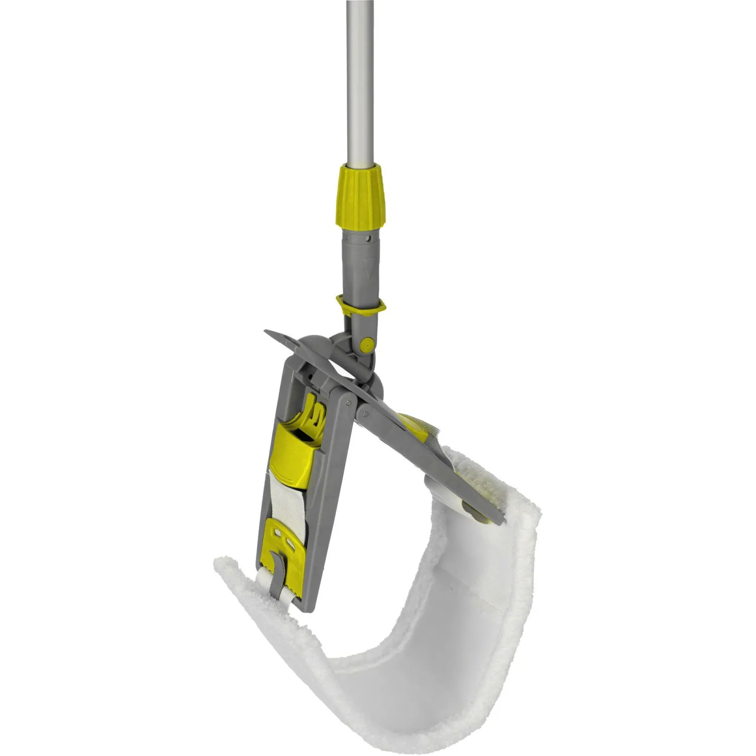 Держатель МОПа универс/зажимы, пластик LuscanProf  50х11см, серый/желтый - фото 2