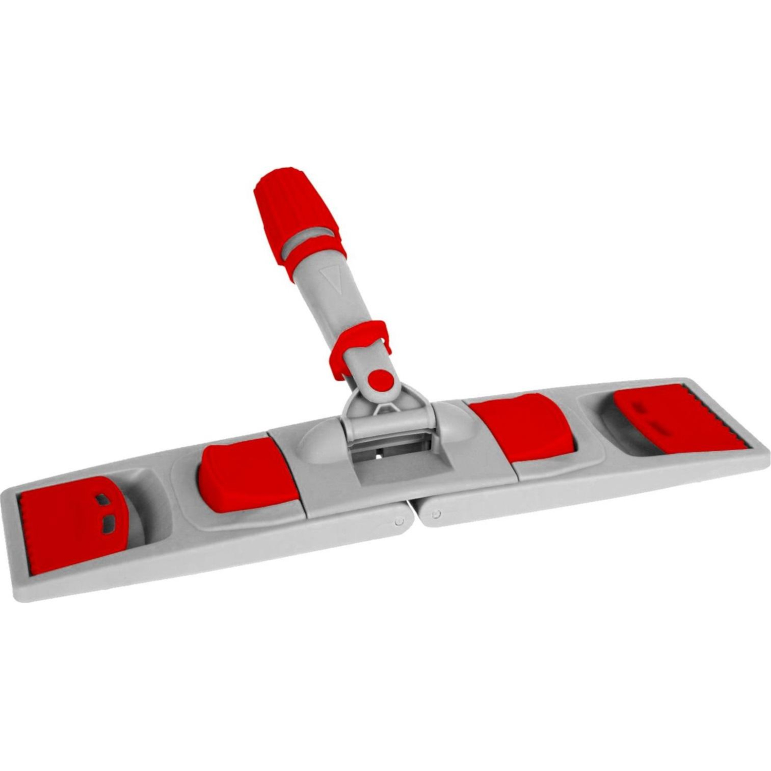 Держатель МОПа универс/зажимы, пластик LuscanProf  50х11см, серый/красный - фото 1