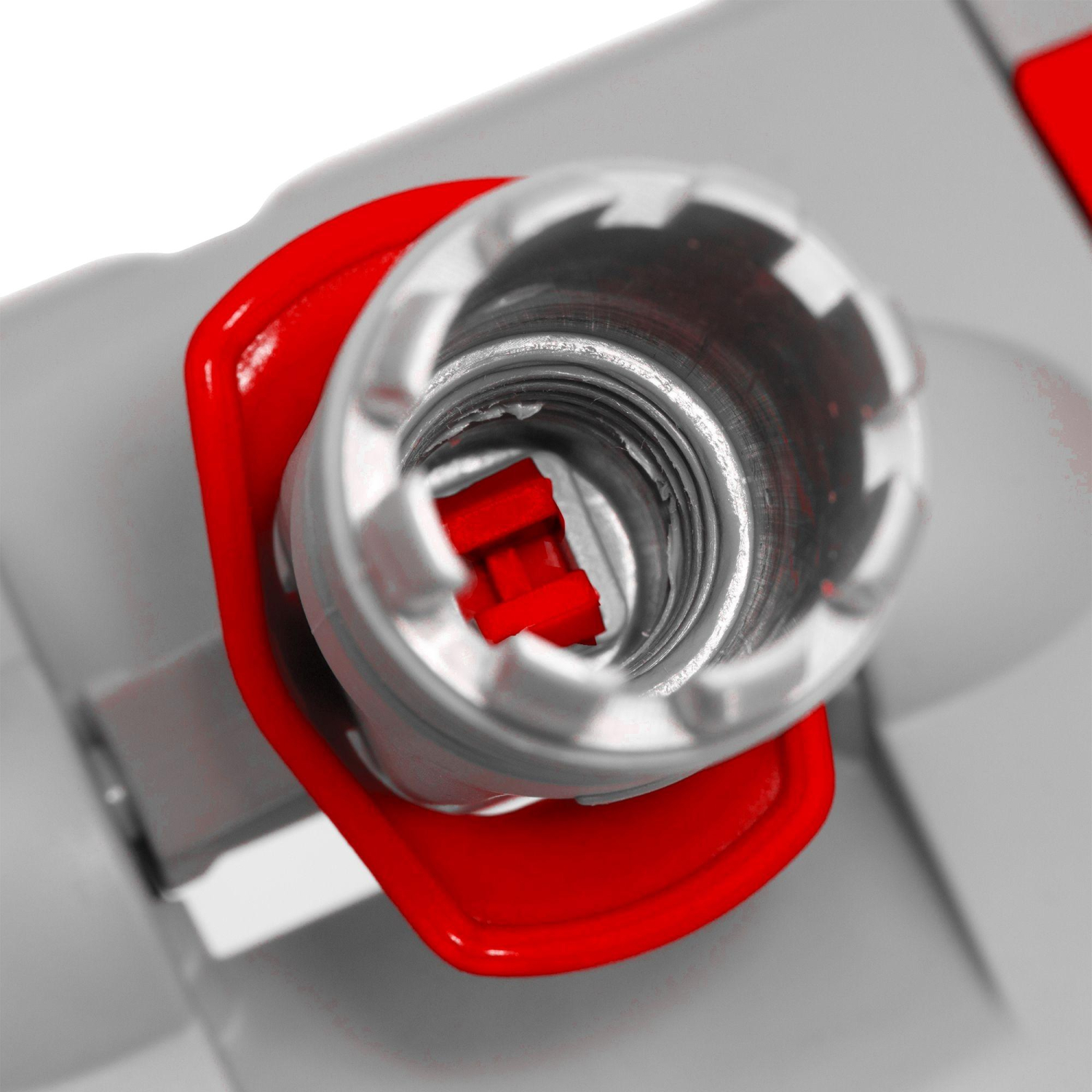 Держатель МОПа универс/зажимы, пластик LuscanProf  50х11см, серый/красный - фото 10