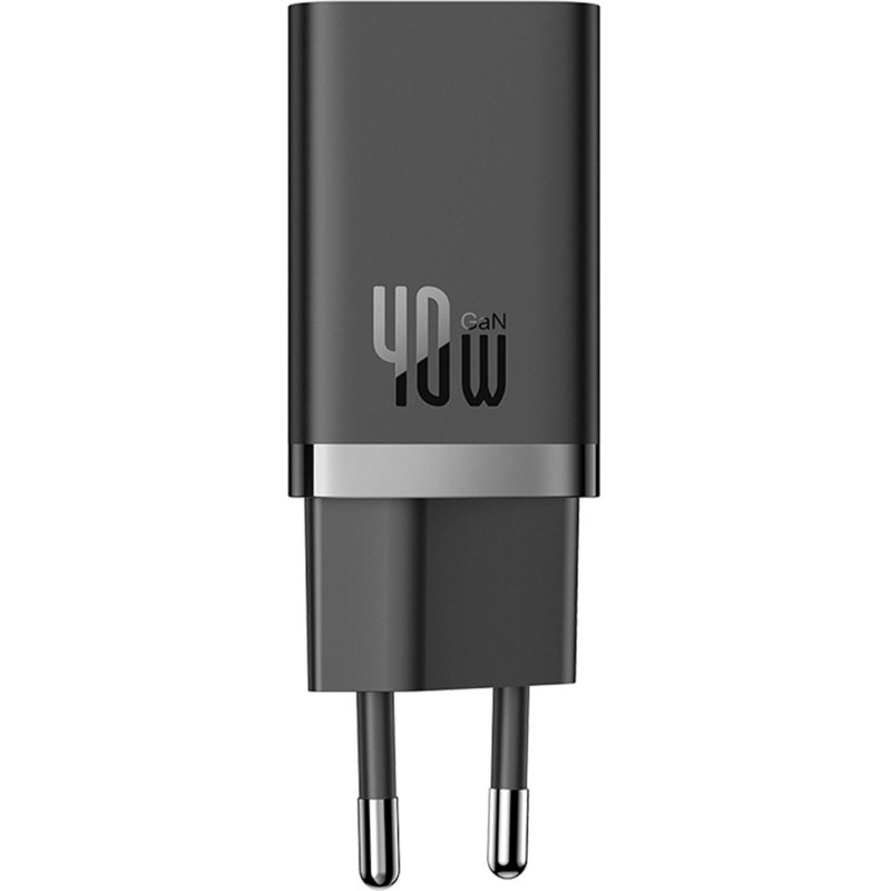 Зарядное устройство сетевое Baseus GaN5 Pro USB-C+C 40W черный - фото 4