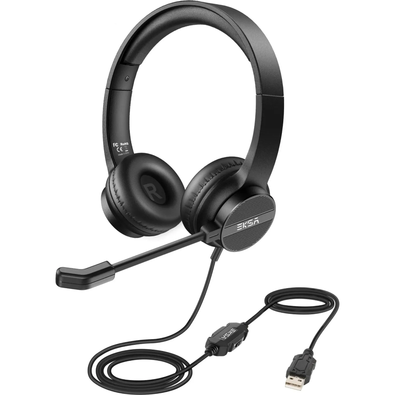 Гарнитура EKSA H12E. Проводная - фото 3