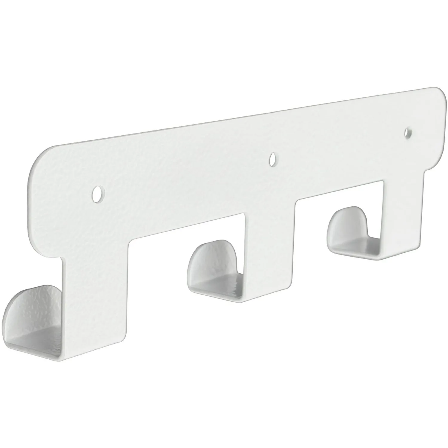 Вешалка настенная РЭ_H1031W, прямой гиб,3 крючка,белый (611045) - фото 3