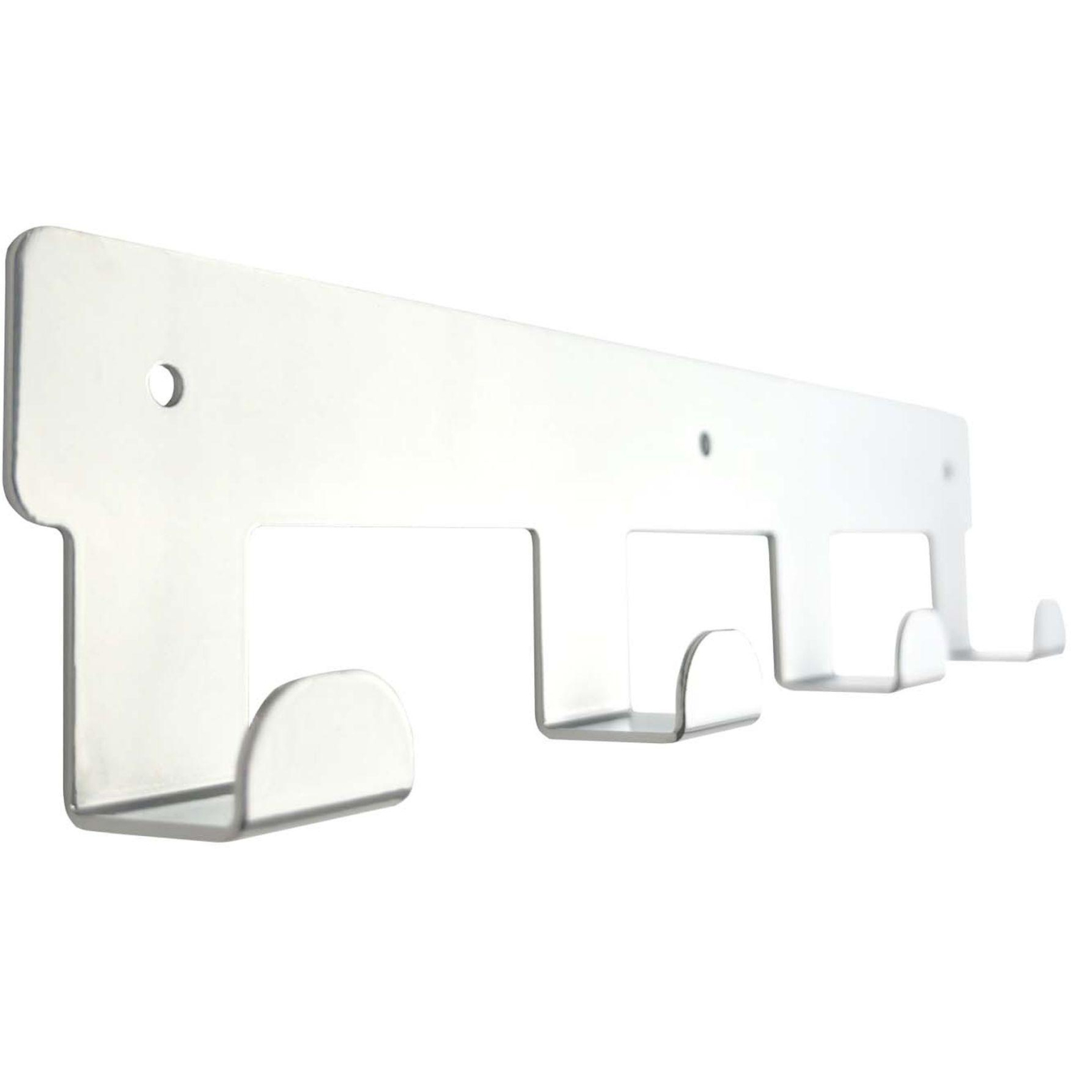 Вешалка настенная РЭ_H1041W, 4 крючка,белый (611036) - фото 1
