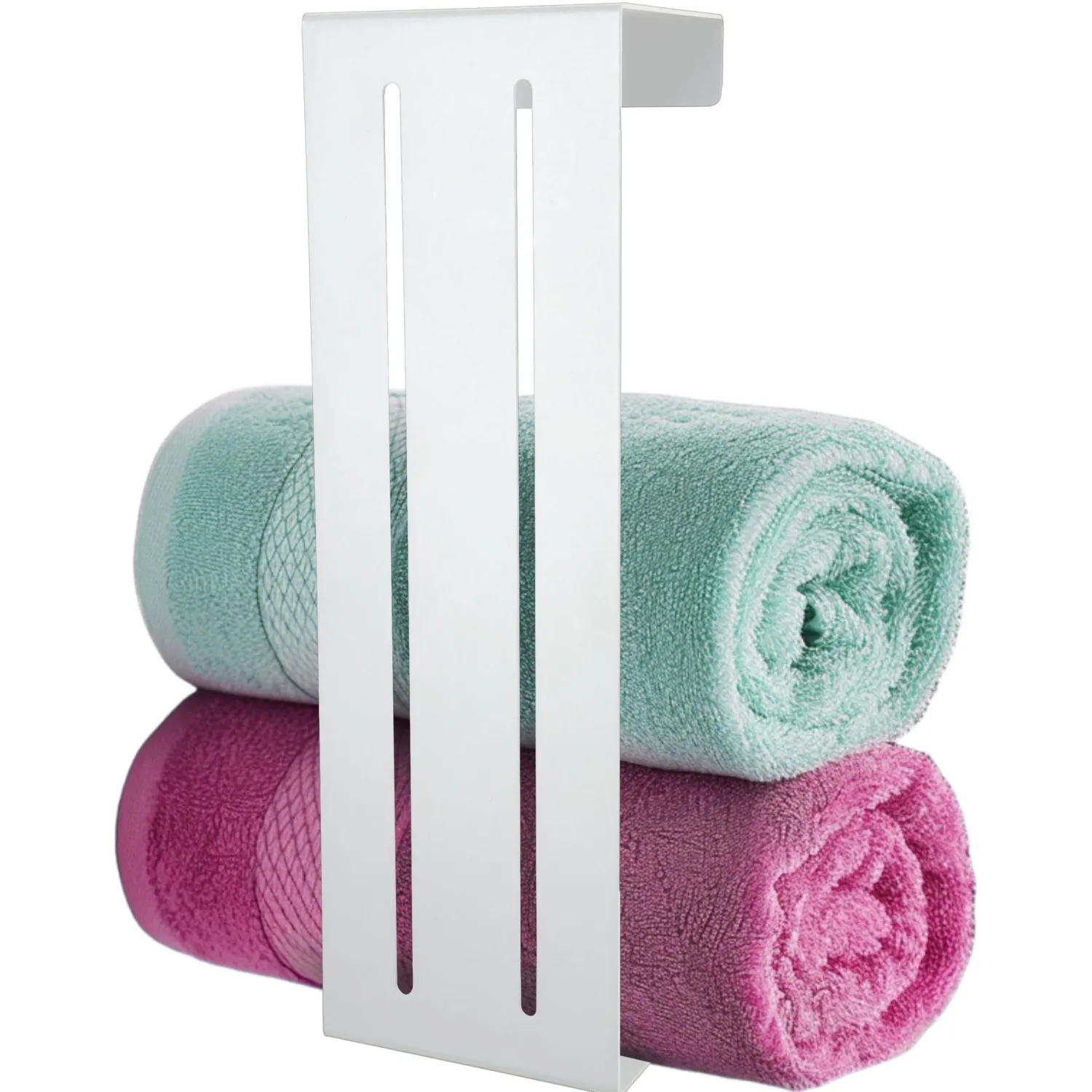 Держатель РЭ_ вертикальный д/полотенца LIRIA RU2201W, белый (701449) - фото 6