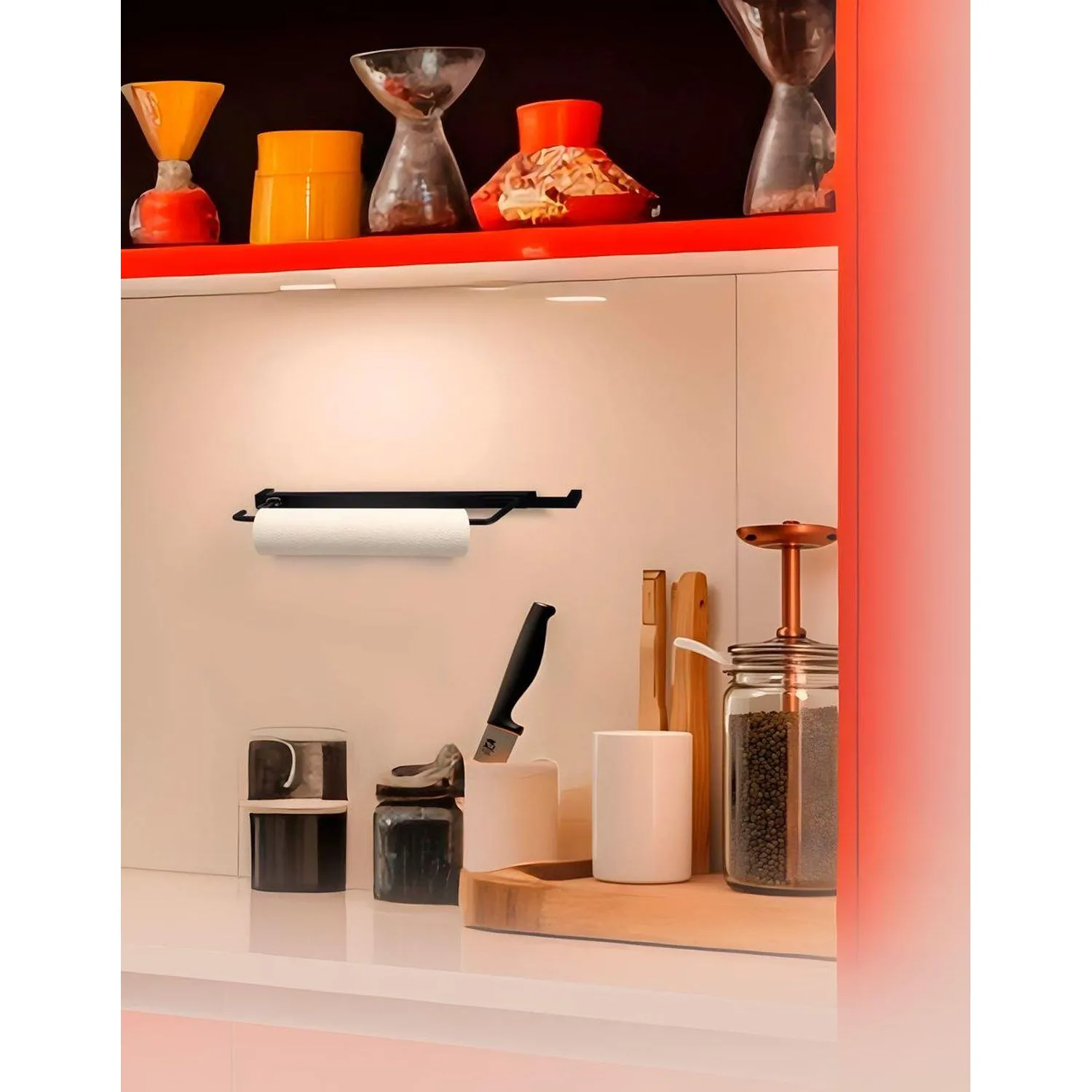 Держатель РЭ_бумажного полотенца RAPIDO RP-101B, черный (701034) - фото 7