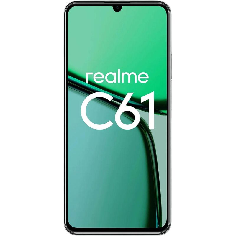 Смартфон Realme C61 RMX3930 256Gb 8Gb темно-зеленый - фото 1