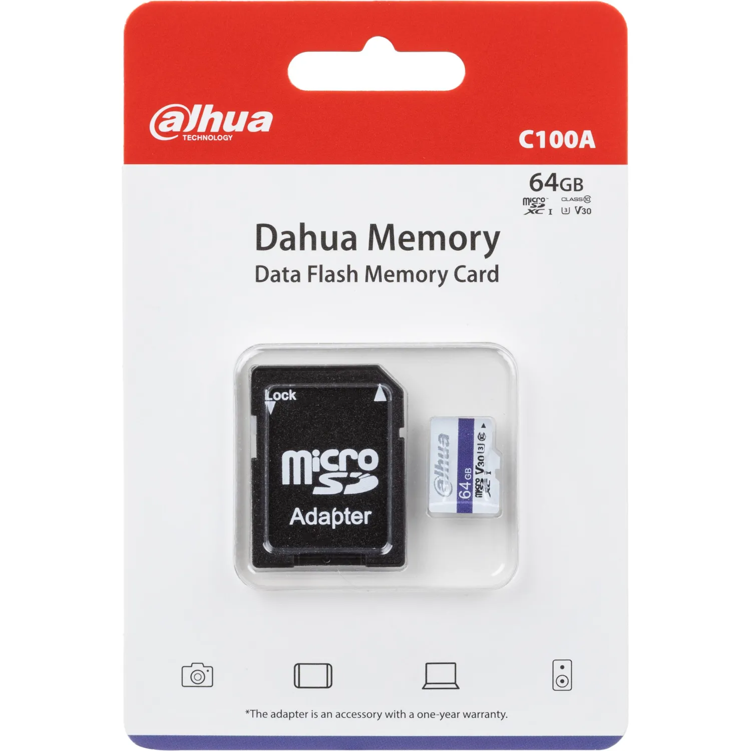 Карта памяти Dahua MicroSD 64 ГБ DHI-TF-C100A/64GB - фото 5