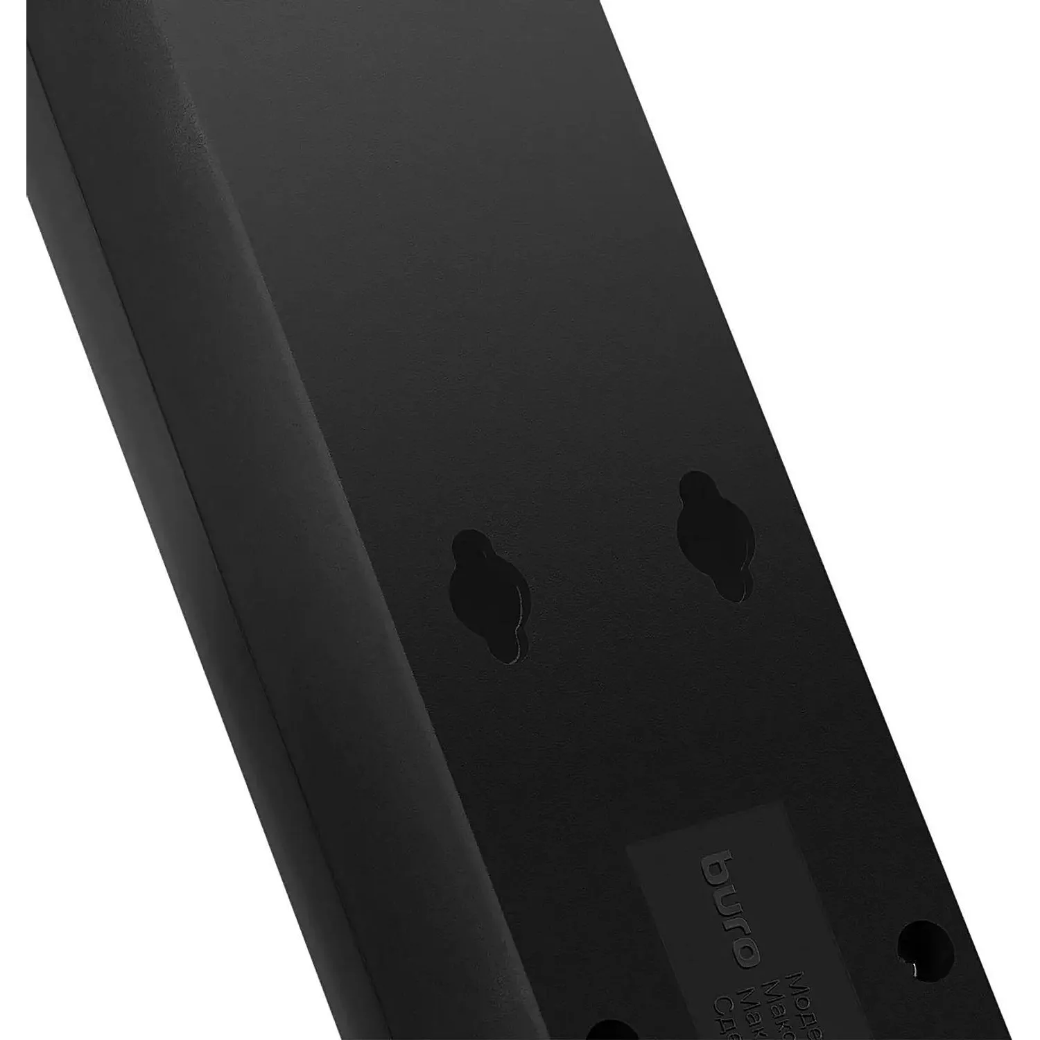 Сетевой фильтр Buro 600SH-16-3-B 3м (6 розеток) черный (коробка) - фото 3