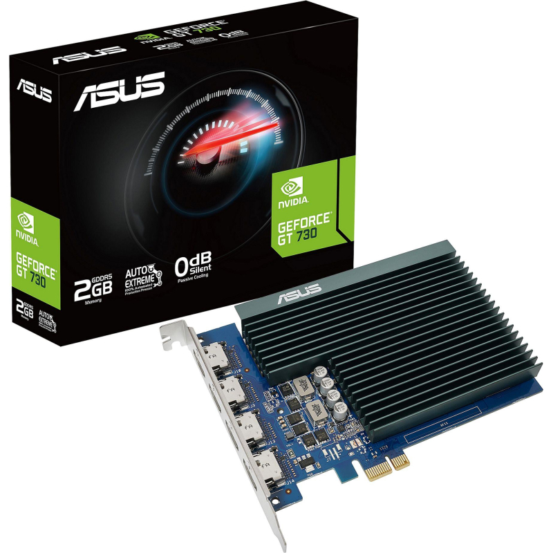 Видеокарта ASUS GT730-4H-SL-2GD5 2GB GDDR5 64bit 4xHDMI(90YV0H20-M0NA00) - фото 4
