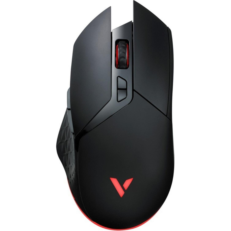 Мышь компьютерная RAPOO игровая, проводная/беспроводная V30L - черный - фото 3