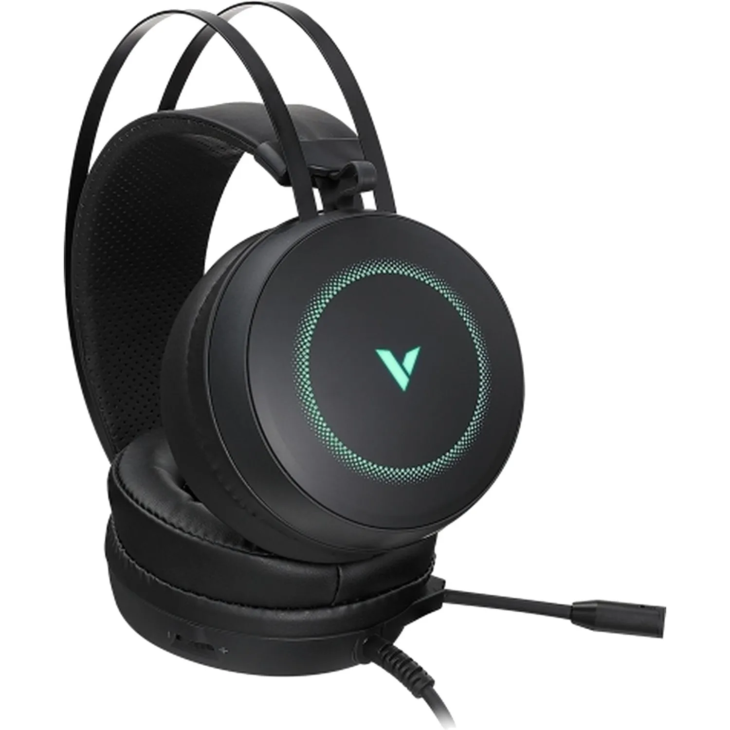 Гарнитура RAPOO проводная игровая  VH160 Virtual 7.1 - черный - фото 4