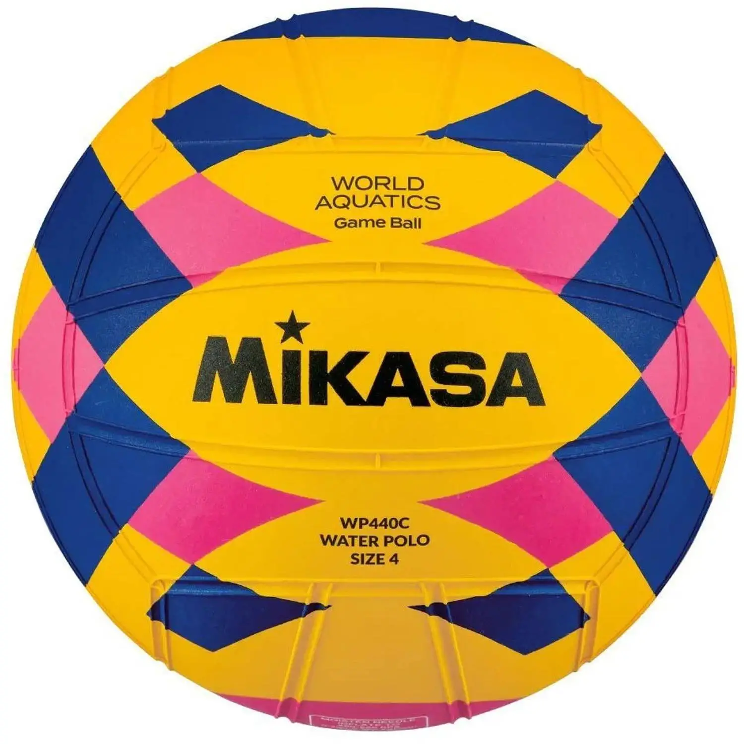 Мяч для водного поло MIKASA WP440C р.4, жен, FINA Approved, резина - фото 1