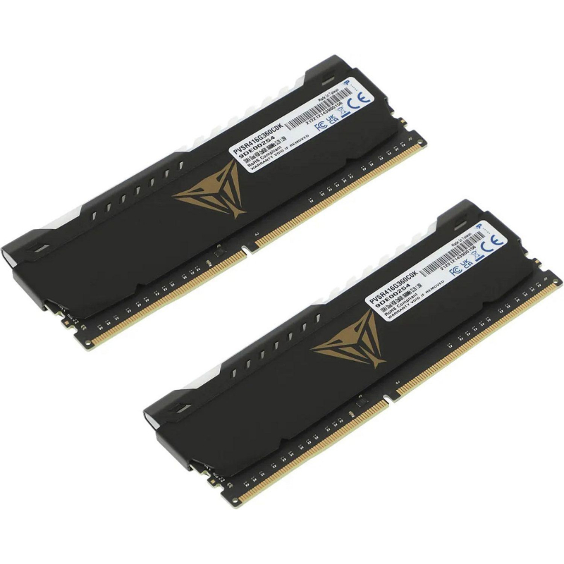Модуль памяти Patriot Viper DIMM DDR4 16Gb (2x8Gb) 3600Мгц PVSR416G360C0K - фото 3