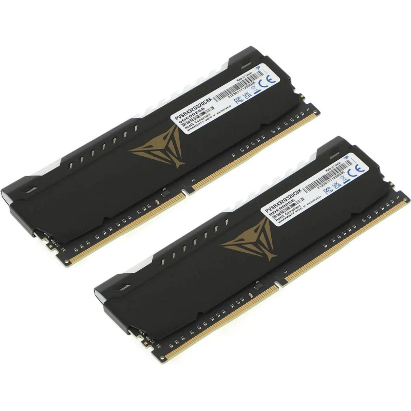 Модуль памяти Patriot Viper DIMM DDR4 32Gb(2x16Gb) 3200Мгц PVSR432G320C8K - фото 3