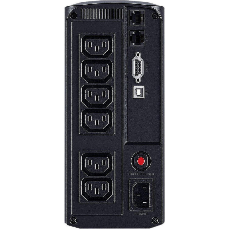 ИБП CyberPower VP1000EILCD лин.-инт. 1000ВА/550Вт USB/RS-232/RJ11/45 6xС13 - фото 3