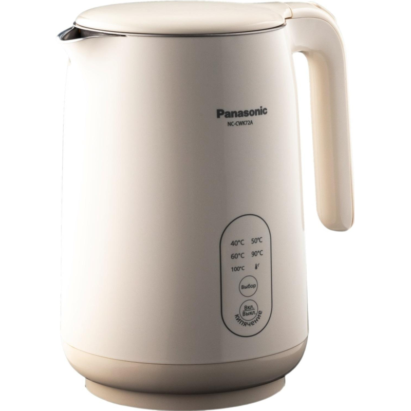 Чайник Panasonic NC-CWK72A, электрический, бежевый - фото 1