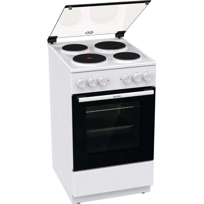 Плита Электрическая Gorenje GE5A21WH белый эмалированный металл - фото 2