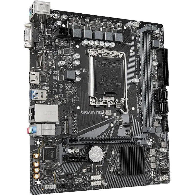 Материнская плата Gigabyte H610M H V3 DDR4 s1700 Intel H610 2xDDR4 mATX - фото 3