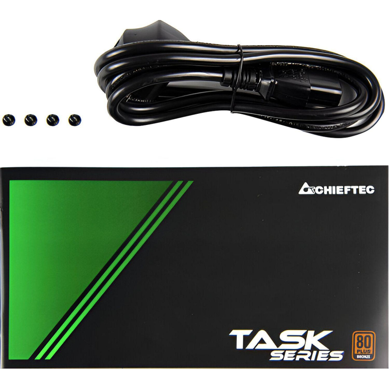 Блок питания Chieftec Task TPS-600S, 600W, 80 PLUS BRONZE, APFC, 12cm fan - фото 4