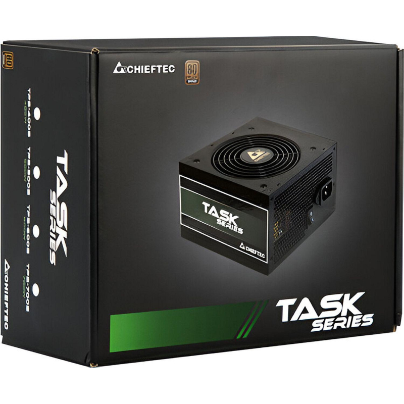 Блок питания Chieftec Task TPS-600S, 600W, 80 PLUS BRONZE, APFC, 12cm fan - фото 5