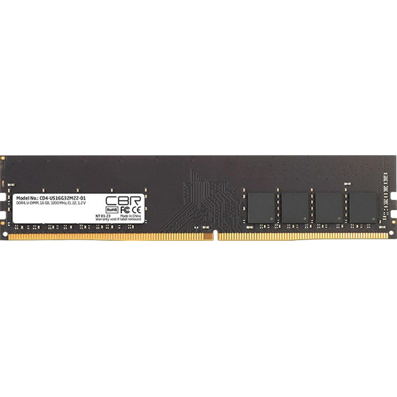 Модуль памяти CBR DDR4 DIMM 16GB 3200Мгц, CL22(CD4-US16G32M22-01) - фото 1