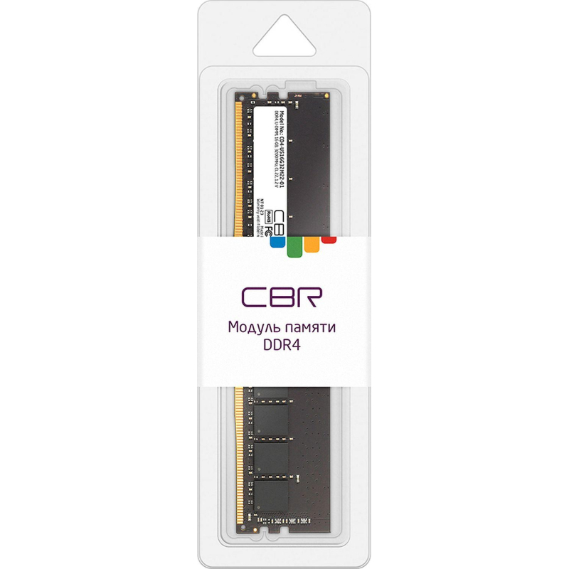 Модуль памяти CBR DDR4 DIMM 16GB 3200Мгц, CL22(CD4-US16G32M22-01) - фото 2