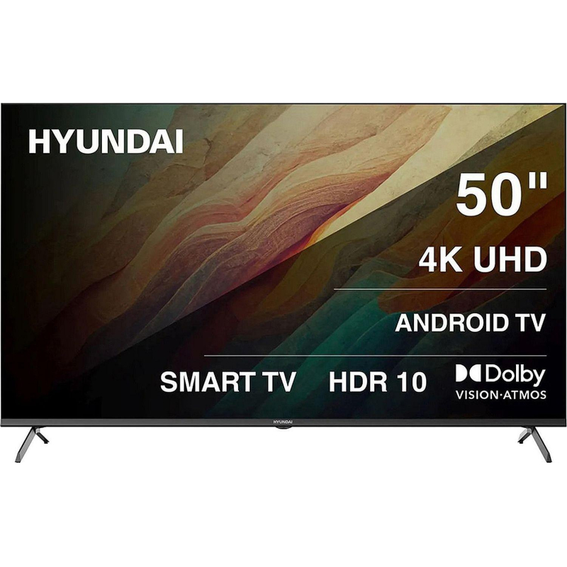 Телевизор Hyundai H-LED50BU7009, UHD, смарт (Android TV) - фото 1