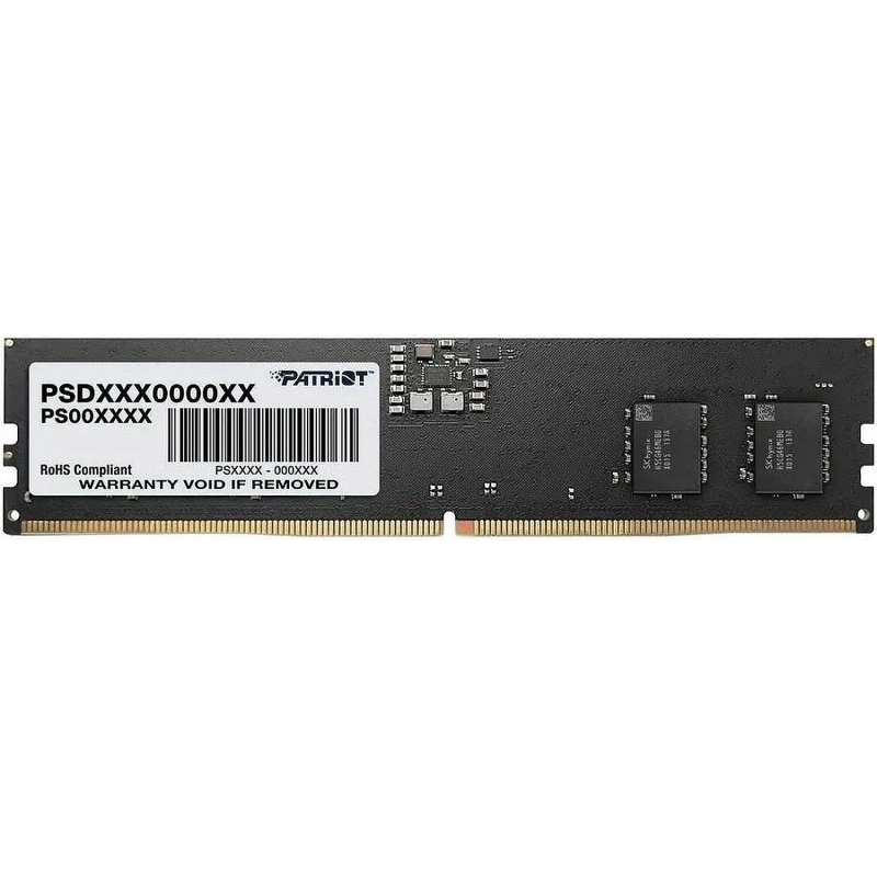 Модуль памяти Patriot SL DDR5 DIMM 8GB 5200Мгц CL42(PSD58G520081) - фото 1