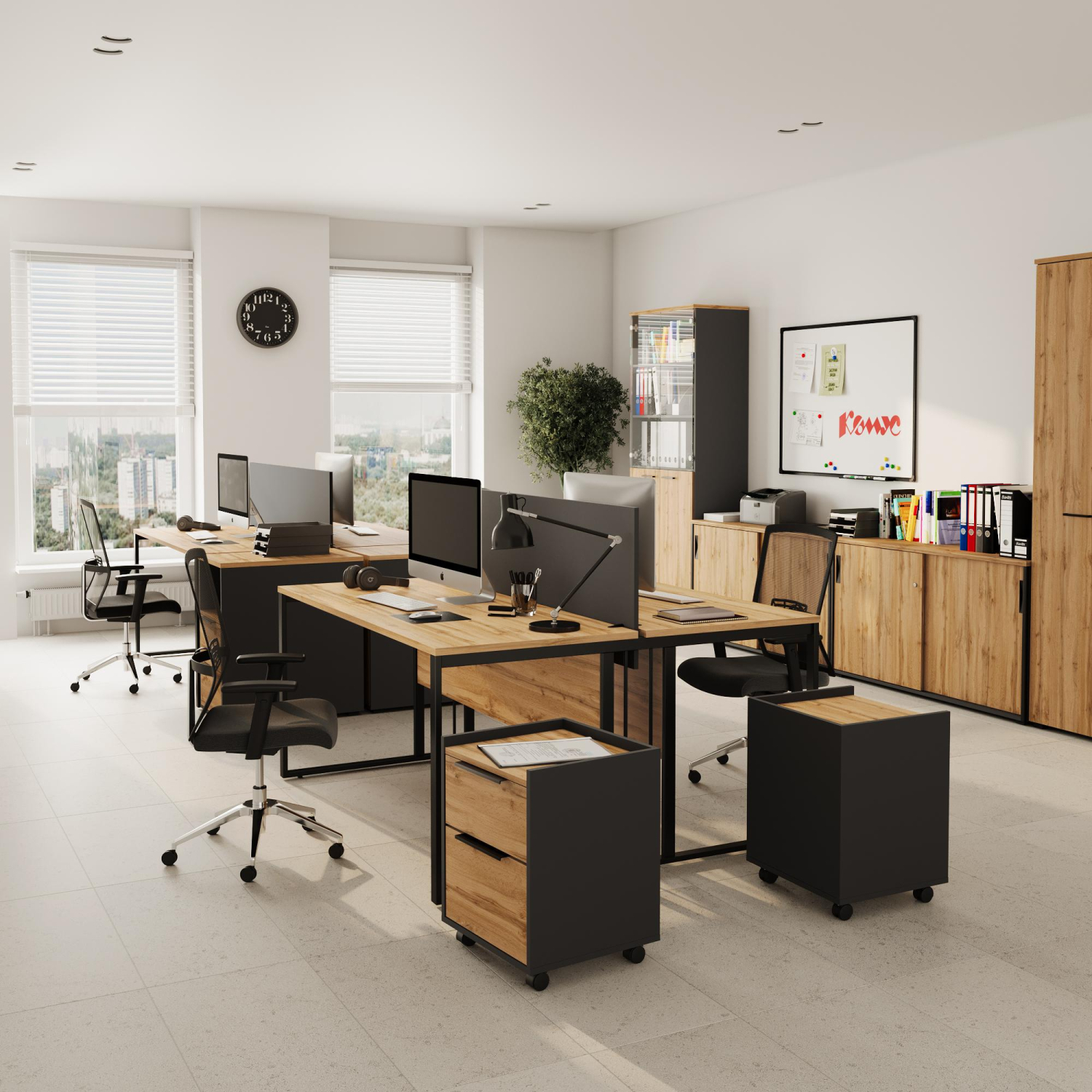 Брифинг К-Loft Director 241B001 Ш1200 дуб натуральный - фото 5