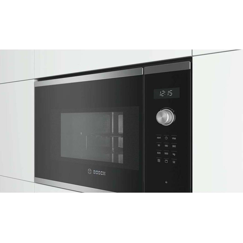 Встраиваемая микроволновая печь Bosch BEL554MS0 25л. 900Вт черный - фото 3