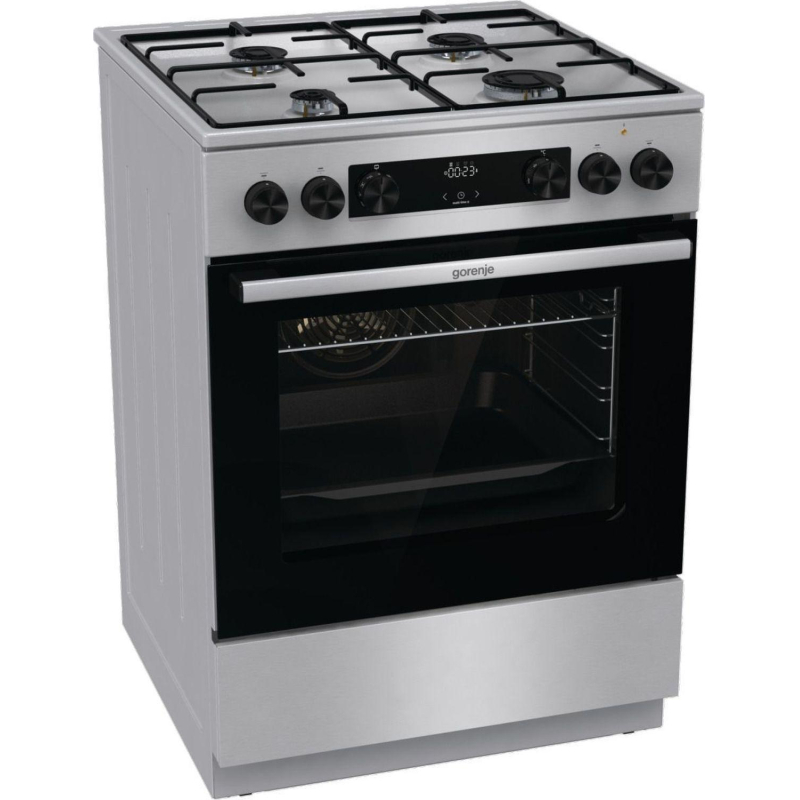 Плита Gorenje GKS6C70XJ, газоэлектрическая - фото 2