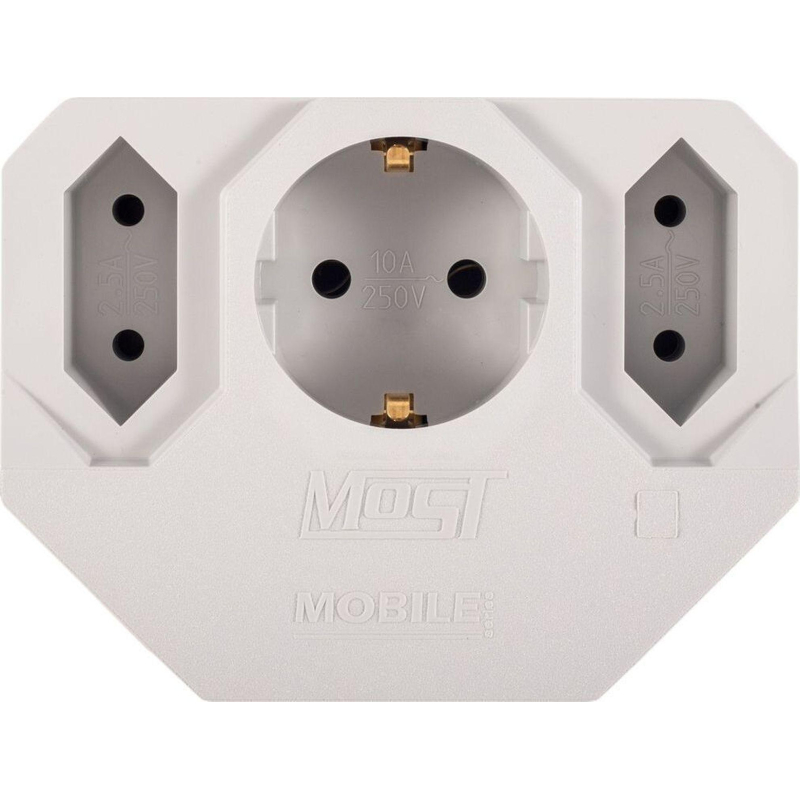 Сетевой фильтр Most MHV 3 розетки белый MHV-Б - фото 3