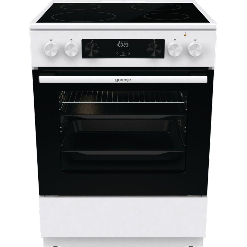 Плита Gorenje GEC6C40WD, стеклокерамическая - фото 1