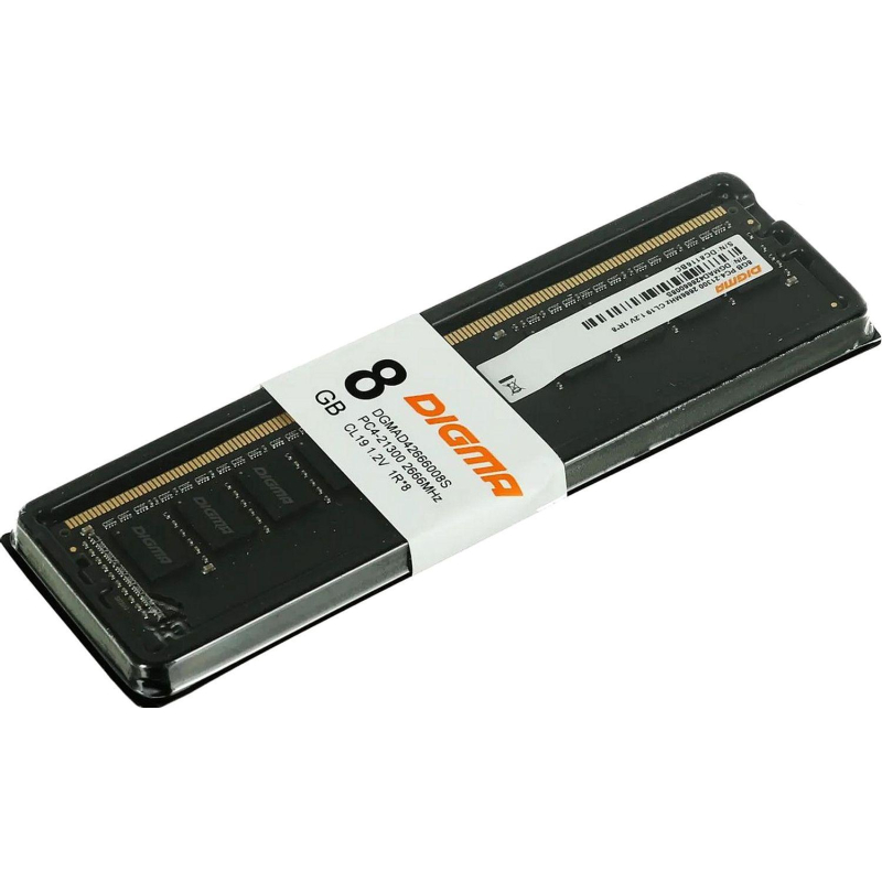 Модуль памяти DDR4 8GB Digma DGMAD42666008S PC4-21300 2666MHz CL19 1.2V - фото 3