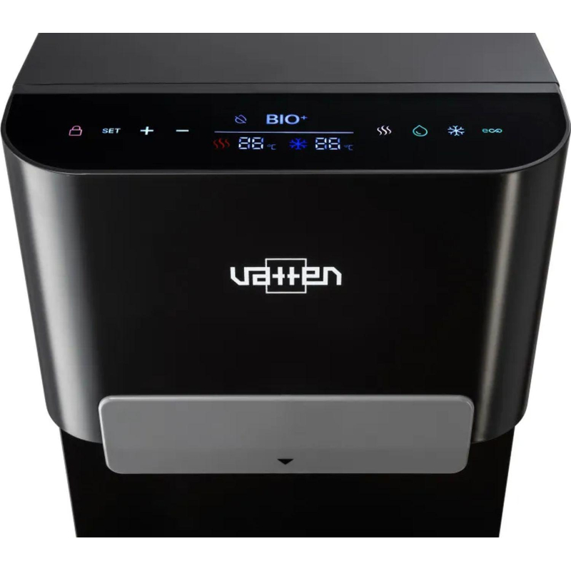 Кулер VATTEN L10NKT,для воды,нижняя загрузка, компрессорный, сенсор, черный - фото 2