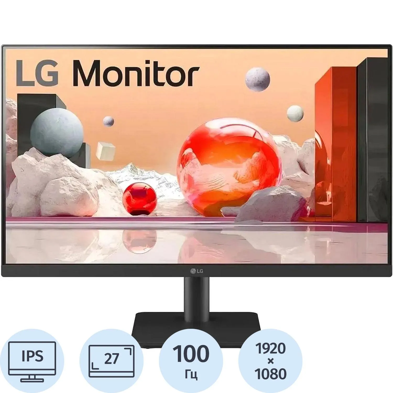 Монитор LG  27MS500-B (27MS500-B.ARUZ)27/FHD/IPS/100Hz/250cd/5ms/HDMI - фото 1