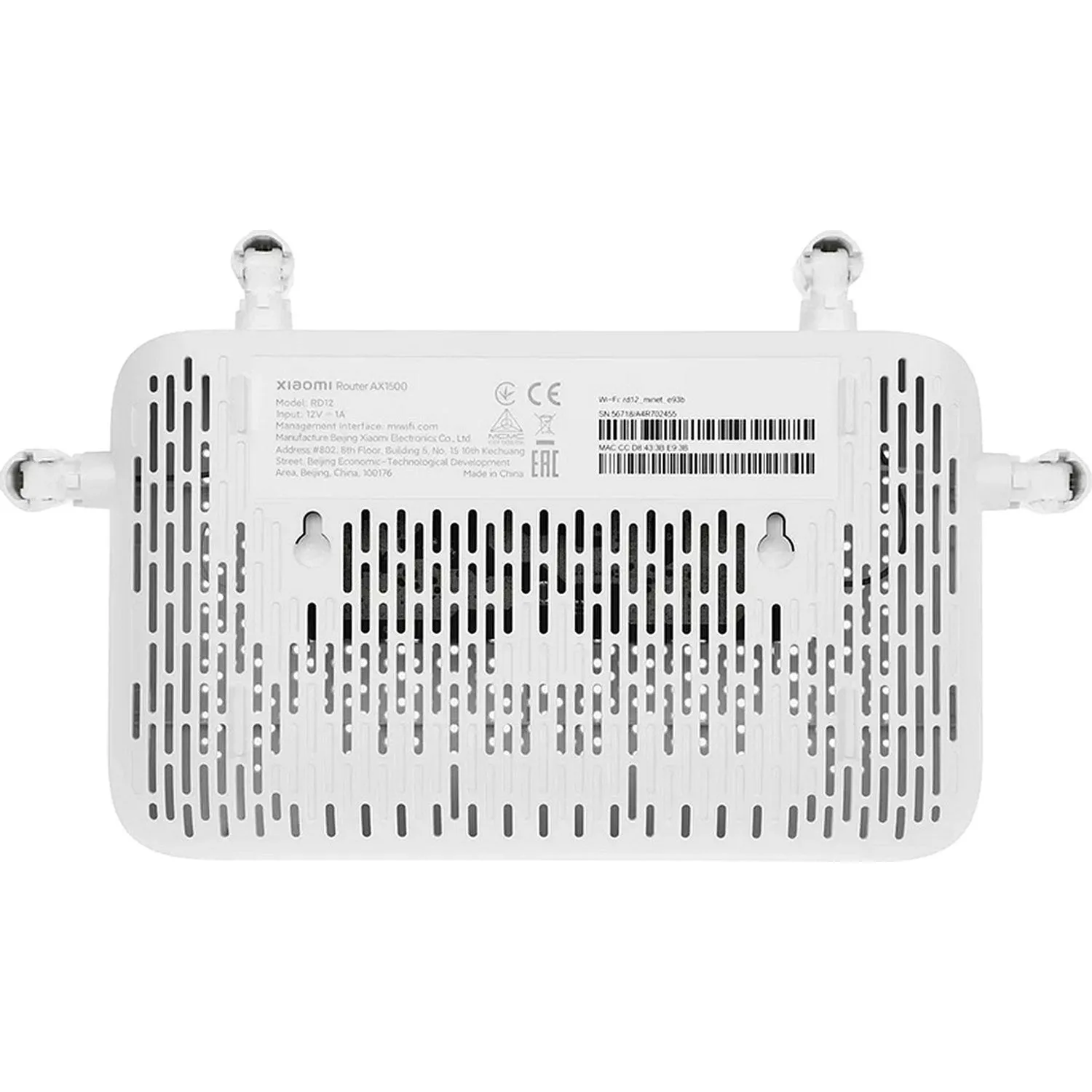 Маршрутизатор Xiaomi Router AX1500 RU (DVB4449GL) - фото 4