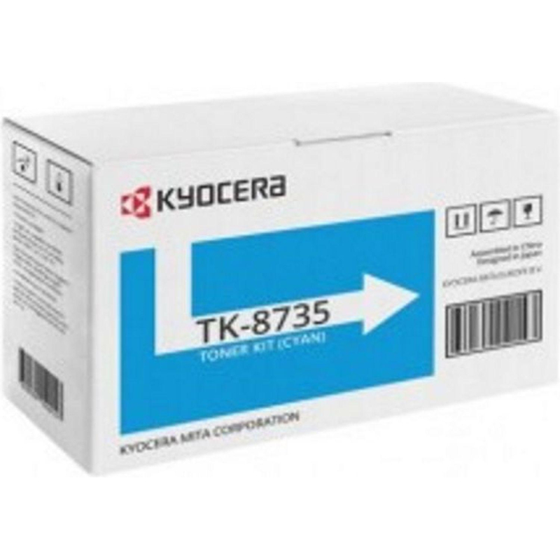 Тонер-картридж Kyocera TK-8735C 1T02XNCNL0 дляTASKalfa 7052ci/7353ci/8353ci - фото 1