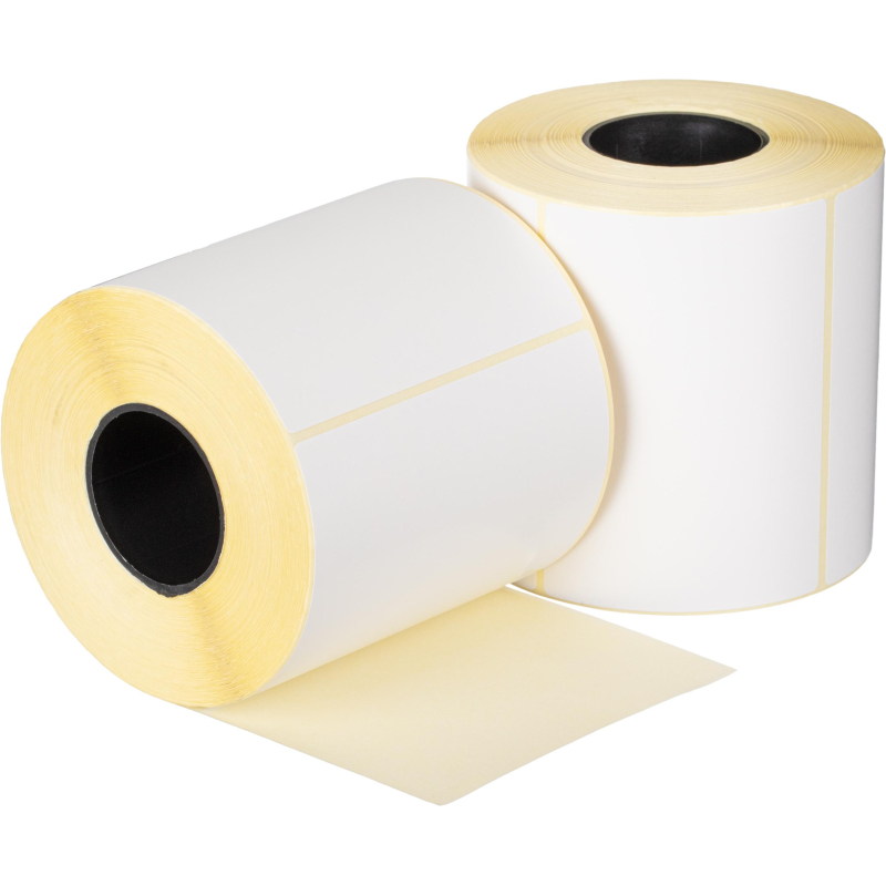 Термотрансферные этикетки ПГЛ 100х72 (2 шт.)+риббон WAX 104x100 в комплекте - фото 1