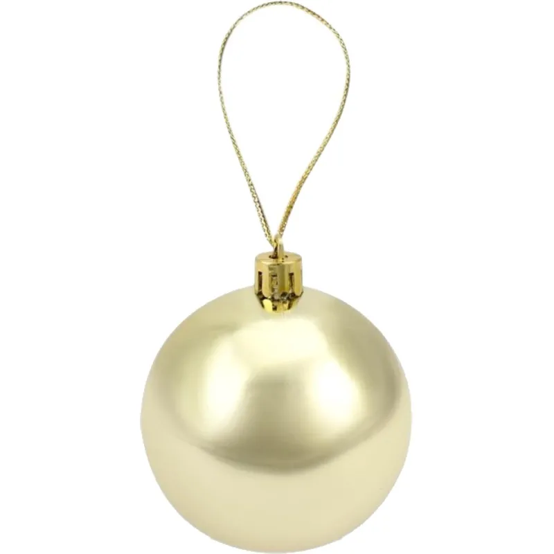 Набор шаров елочных Новогоднее украшение Триумф 12шт,7см,золотист НШ-1493 - фото 5