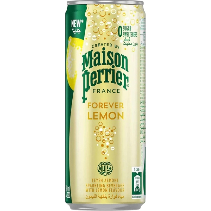 Напиток Perrier сильногаз б/а  со вкусом лимона ЖБ 0,33 л - фото 1