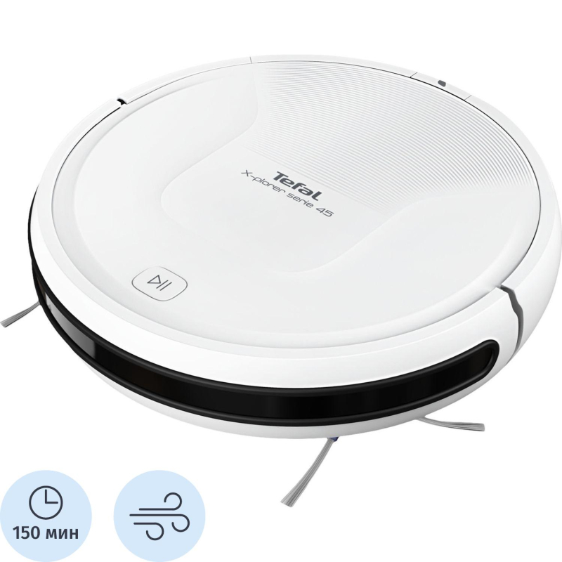 Робот-пылесос Tefal RG8227WH белый, сухая уборка, управление с телеф - фото 1