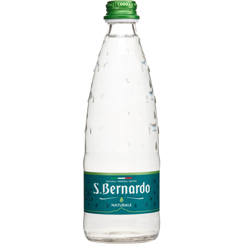 Вода минеральная S.Bernardo Naturale природная негазиров стек 0,33л - фото 2
