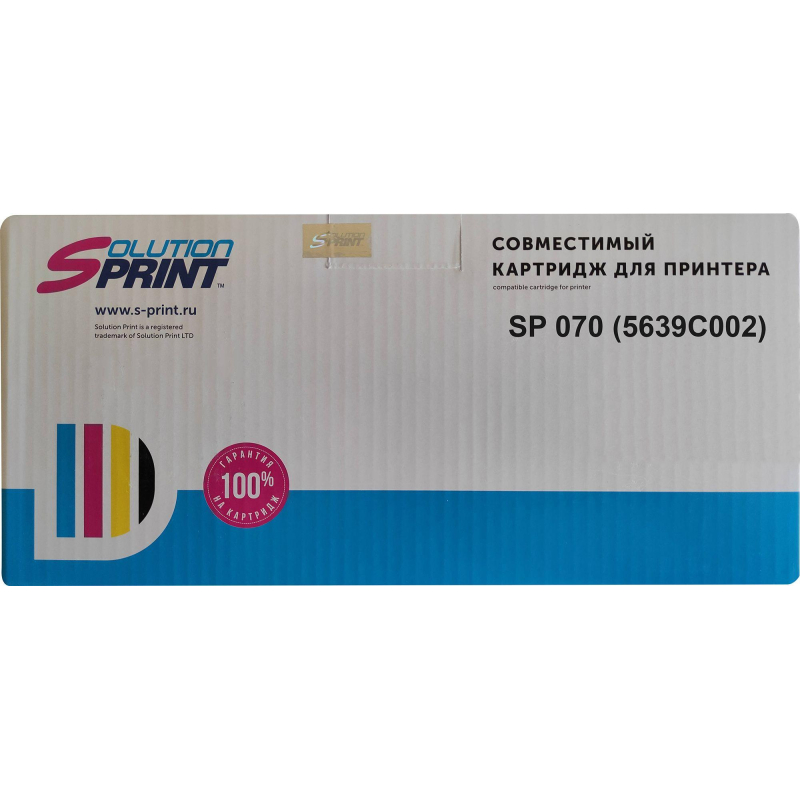 Картридж лазерный Solutionprint SP 070 (5639C002) для Canon черный без чипа - фото 1