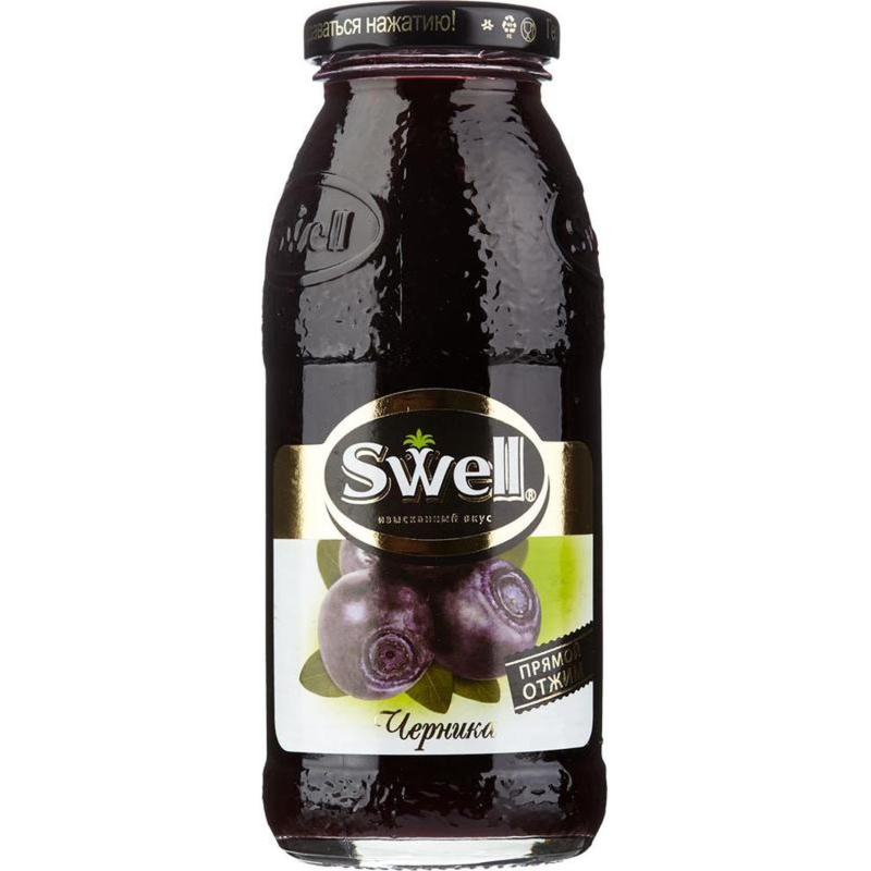 Нектар  SWELL черничный 0,25 л - фото 1
