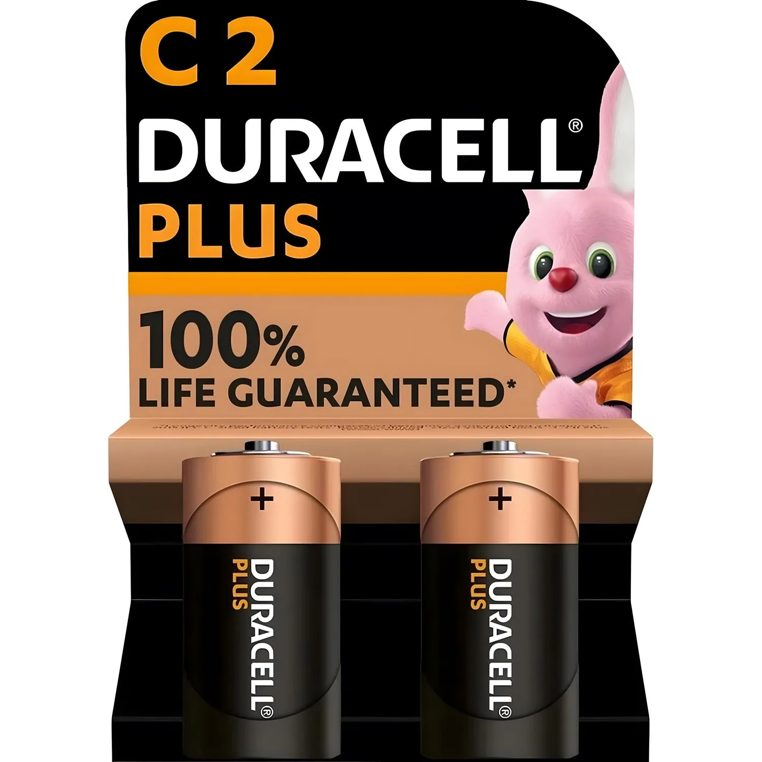 Батарейка Duracell LR14 С BL2 AIkaline 1.5V (2/20/10120) 2шт/уп - фото 1