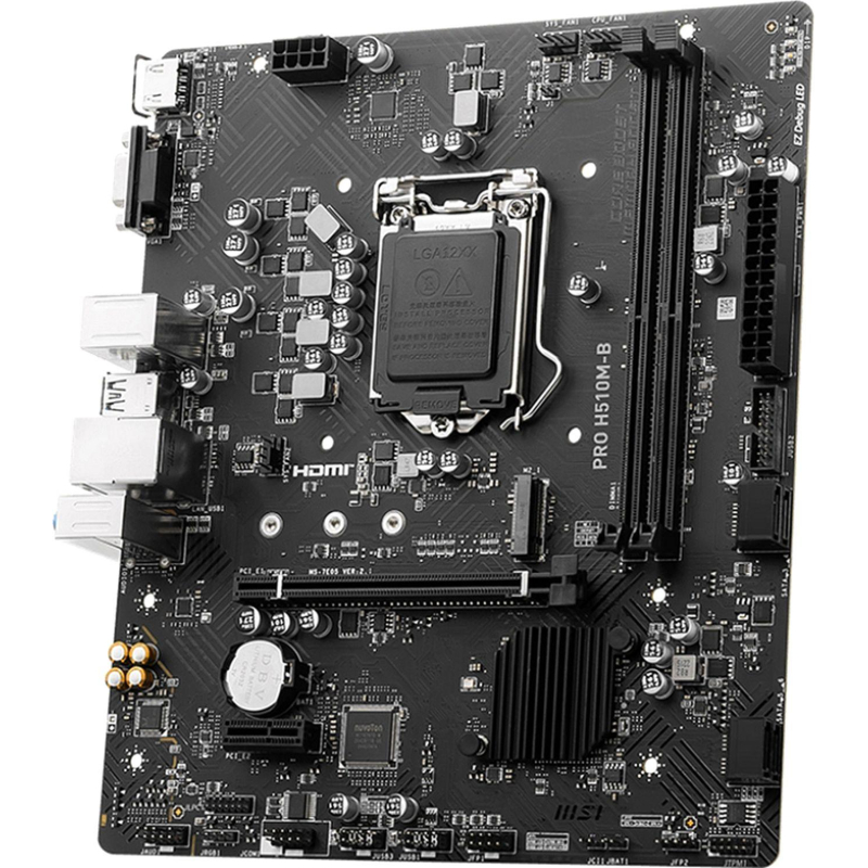 Материнская плата MSI PRO H510M-B H470, s1200, 2xDDR4, mATX, RTL - фото 2