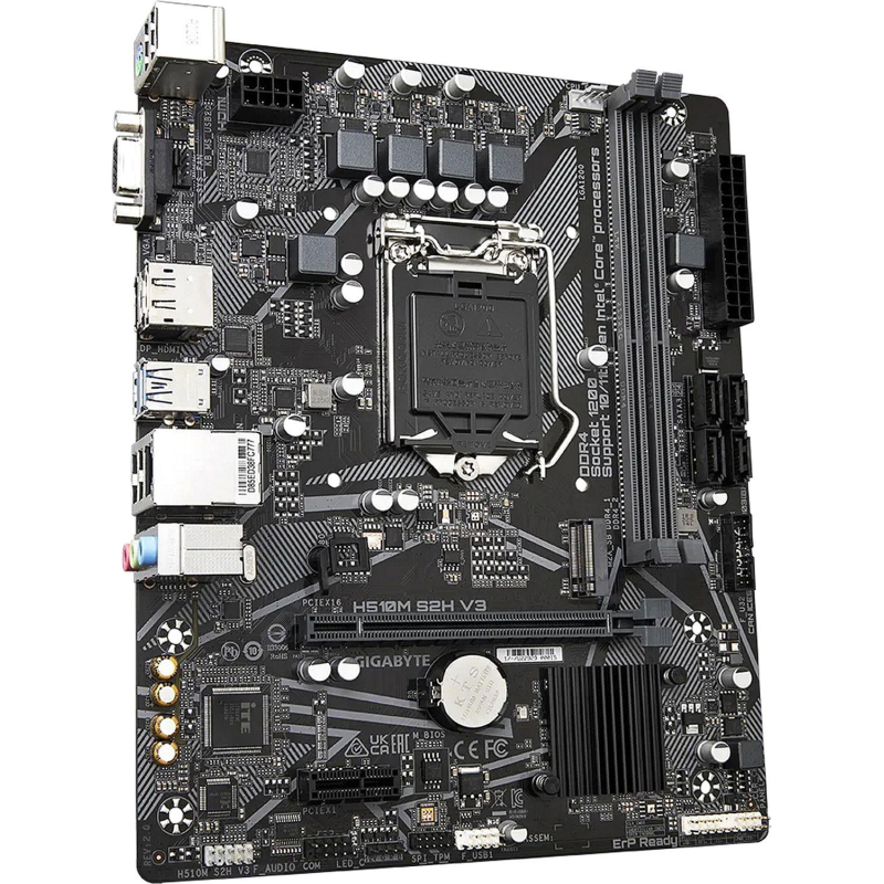 Материнская плата Gigabyte H510M S2H V3 2.0, s1200, Intel Q470, mATX - фото 2
