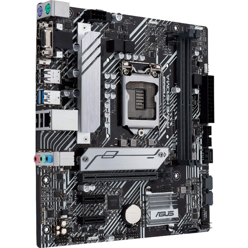 Материнская плата ASUS PRIME H510M-A, H510 s1200, 2xDDR4, mATX - фото 2